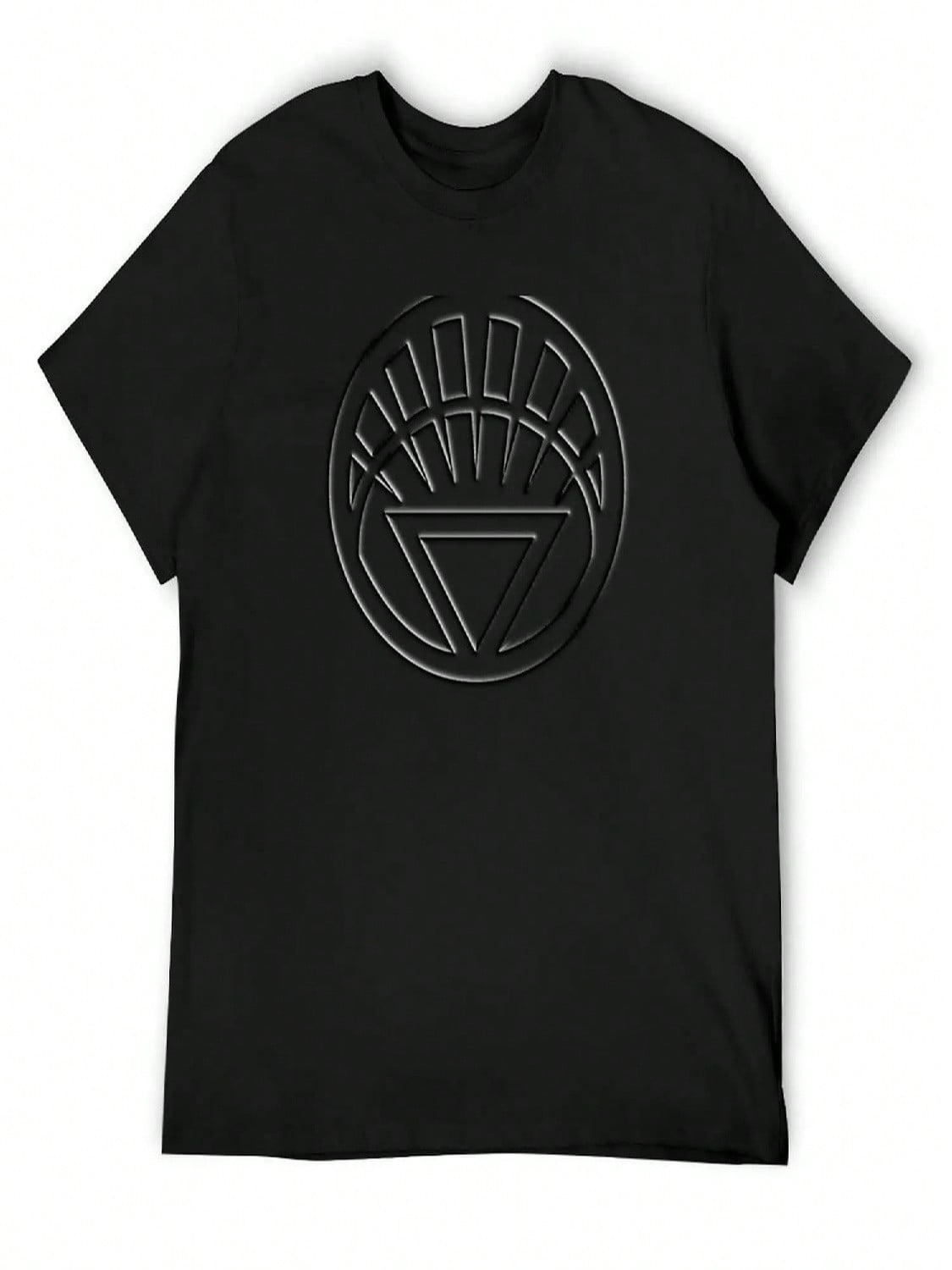 Embossed White Lantern Symbol T-Shirt Summer Tops Vintage Clothes Tee Shirts For unisex S разноцветный