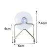 Storage Organizer Stainless Steel Drain Rack With Suction Cup Portable Sponge Sink Rack Resuable Silver Sponge Holder Bathroom