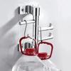 Bathroom Household Convenience Coat Hooks for Hanging Wall Mounted Metal Hooks for Bathroom Kitchen Tools Accessories Supplies