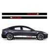 2PCS Car Door Side Stickers For Tesla Model S PVC Decals Waterproof Vinyl Film Decoration Auto Exterior Styling Accessories