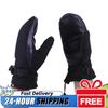 USB Charging Electric Heated Gloves Motorcycle Winter Moto Heated Gloves Warm Waterproof Rechargeable Heating Snowmobile Gloves