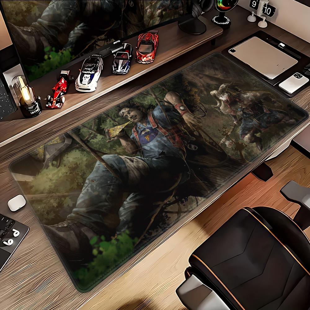Dead by Daylight game Beautiful patternsOffice Computer Desk Mat Table Keyboard Big Mouse Pad Laptop Cushion Nonslip Decor
