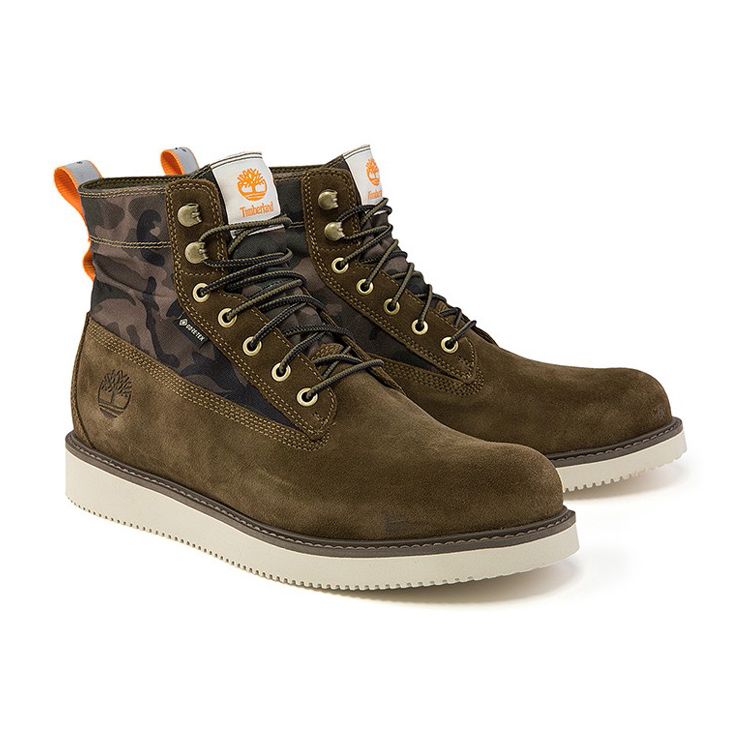 Timberland Vibram Breathable Durable Short Outdoor Boots Men Boots Green A41ZX