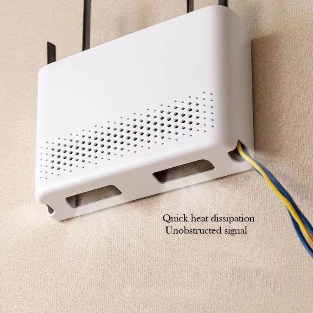 Hider Wireless Router Rack Wall Mounted Mounted Storage Box Bracket Router Storage Box  Hanging