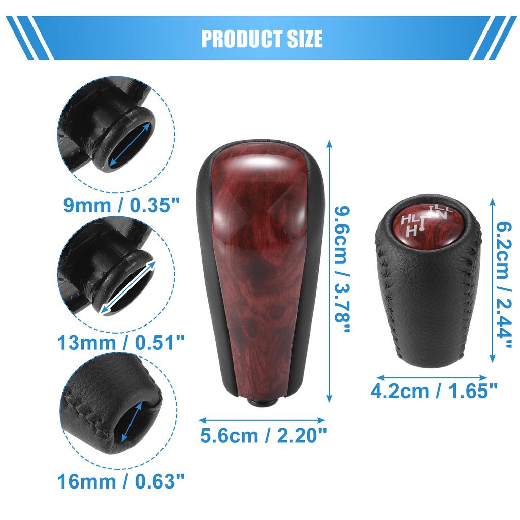 ACROPIX Toyota 4-Speed Automatic Transmission Shift Knob Fits Prado 120 2003-2009 - Set of 2
