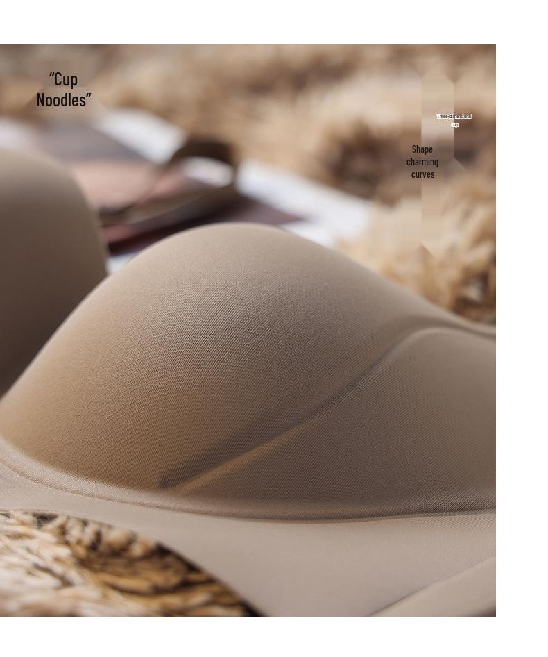 Wireless Seamless Push-Up Bra: Adjustable, Lightweight, Breathable, Soft, and Skin-Friendly Lingerie.