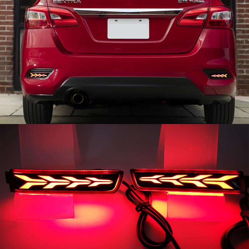 Buy 1 Pair For Nissan Kicks Sentra Juke Murano Quest Terra Infiniti Esq Qx Fx Car Led Rear Bumper Reflector Tail Brake Light At Affordable Prices Free Shipping Real Reviews With