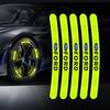 Auto Reflektorstreifen Radnaben Aufkleber Auto Styling Dekor Aufkleber Für Ford Focus Mondeo Kuga Fiesta MK7 Escort Explorer Edge