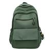 College Style Women's Solid Color Backpack Large Capacity Student School Bag Junior High School Backpack