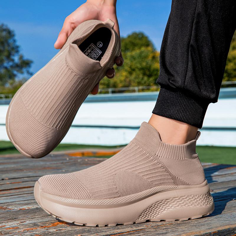 TUINANLE Sneakers per Coppia Punta Larga Rete Traspirante Leggere Scarpe da Passeggio Nere Vestibilità Comoda Tutto il Giorno