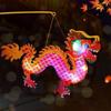 DIY Craft Mid-Autumn Dragon Dance Lantern Cartoon Handheld Dragon Lantern  Children's Toys