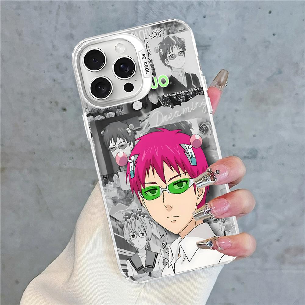 Saiki Kusuo No Psi Nan Phone Case For IPhone 16 15 14 13 12 11 Pro Max X XR XSMAX 8 7 Plus Matte Shockproof Back Cover