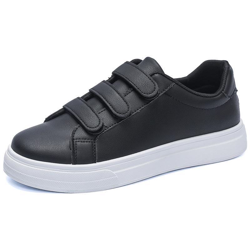 Korean Style Men's White Velcro Casual Shoes - Summer 2026 Fashion Trend