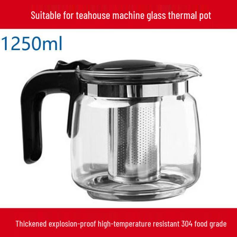 ZISIZ Insulated Glass Teapot for Water Dispenser