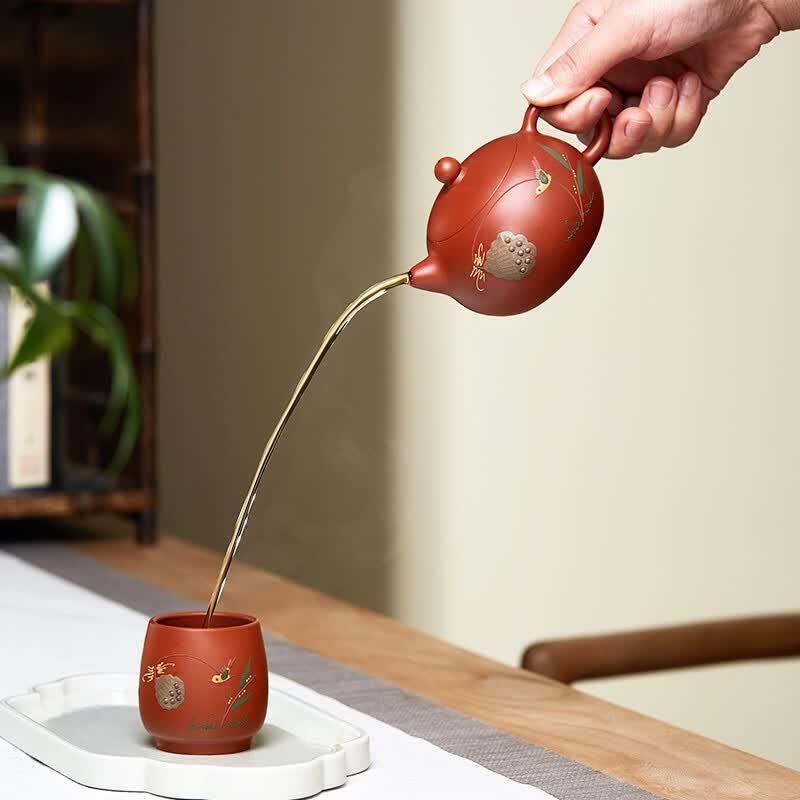 Yixing Zisha Xishi Clay Teapot