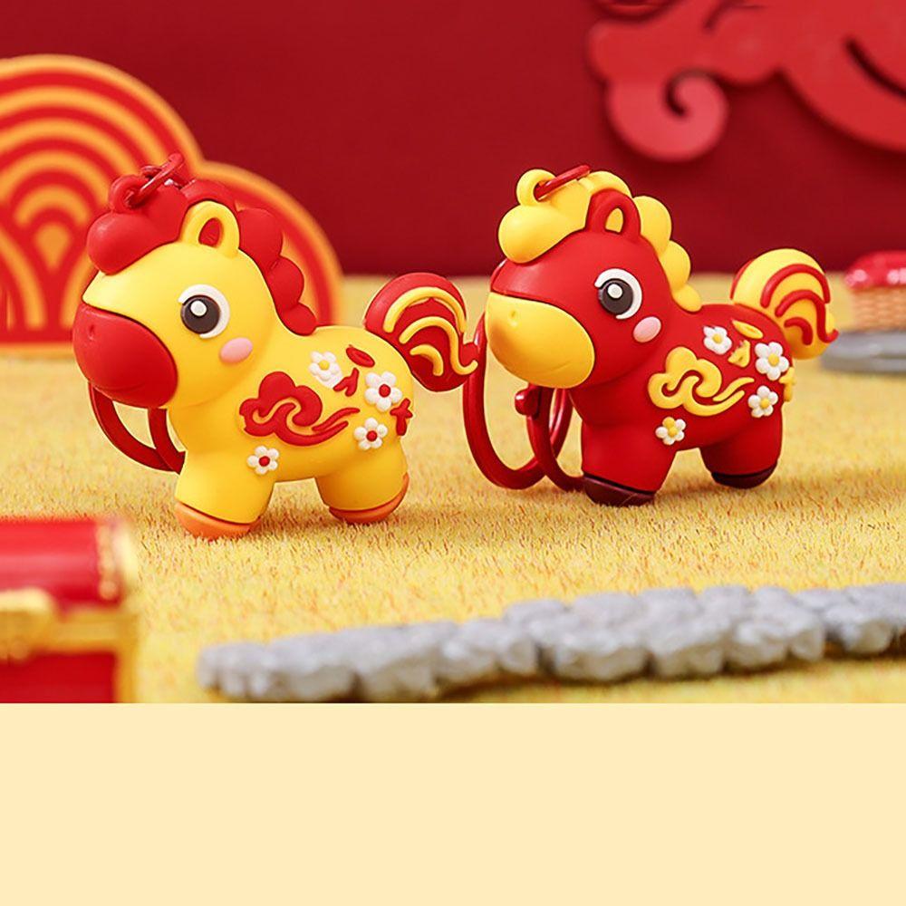 Hanging Hanging Ornament Cartoon Doll Keychain Creative Backpack Key Chain New Year Accessories