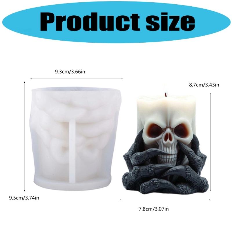 Candle Mold Ghosty  Silicone Mold for Candle Making Halloweens Candle Mold for Diys Handmade Soap,Aromatherapys