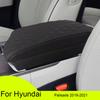 Memory Cotton Car Armrest Box Cover For Hyundai Palisade - Artificial Leather Auto Armrest Cover Trim Center Console