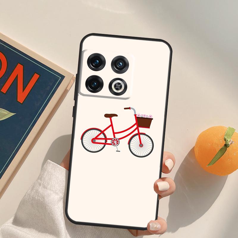 Bike Cycling Art Case For OnePlus 11 10 9 8 Pro 8T 9R 10T 9RT Ace Nord 2 2T CE N10 N100 N20 N200 Back Cover