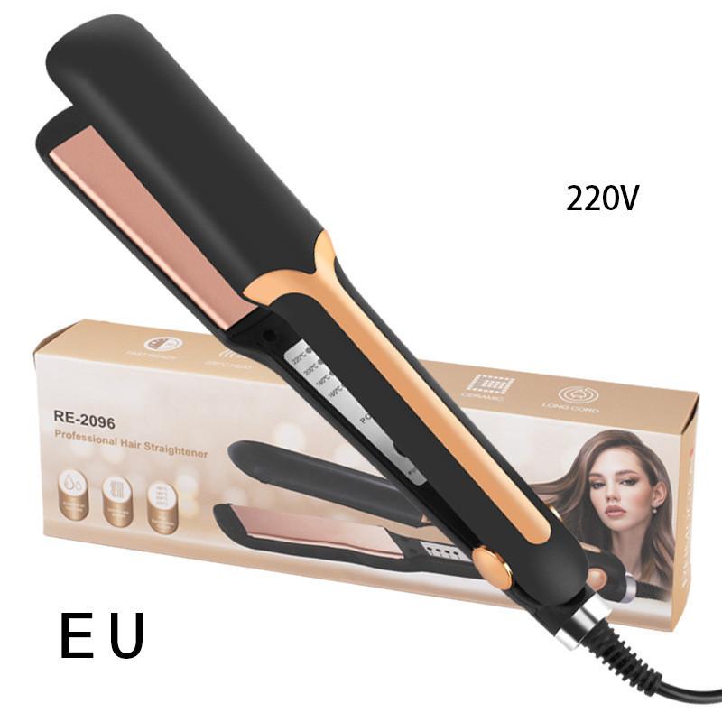 

Golden Hair Curly Stick Straight Clip 2in1 Fashionable And Portable Small 220v