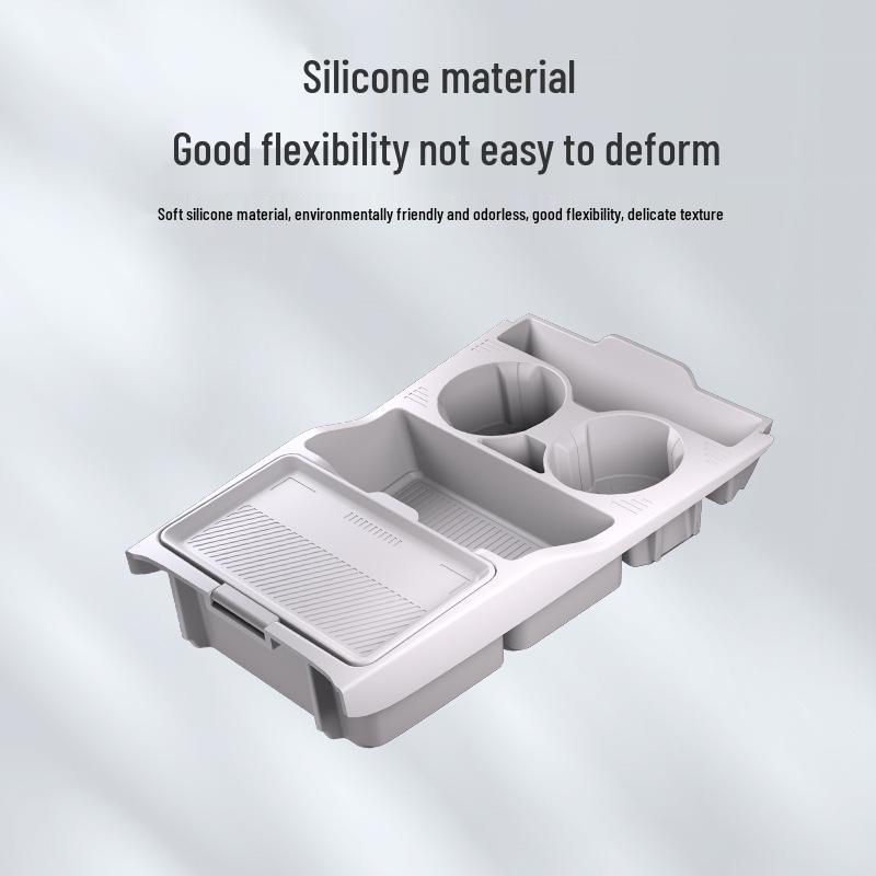 BYD Leopard Titanium 3 MAX Silicone Storage Box for Console & Glasses