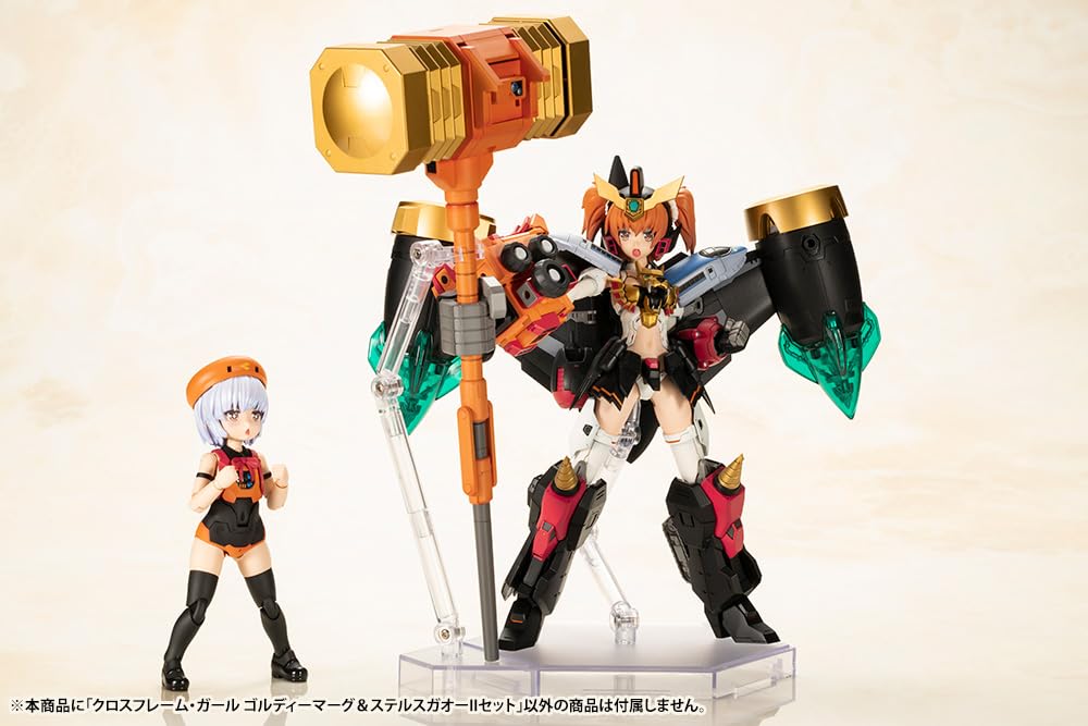Kotobukiya King of Braves GaoGaiGar Cross Frame Girl Goldy Marg Stealth Gao II Set Altezza 120 mm Modello in plastica e circa. Non in scala