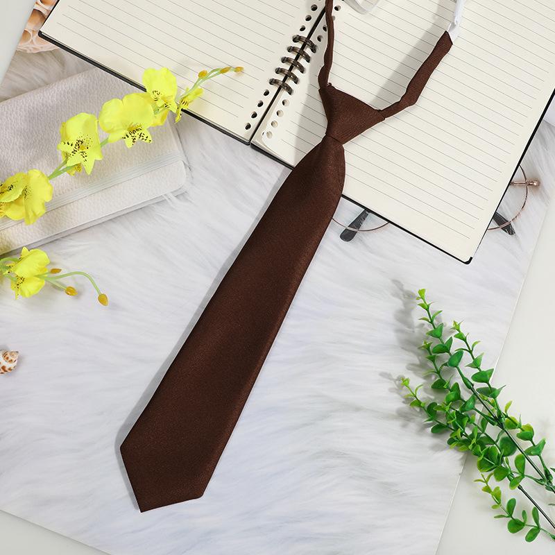 Japanese Jk Tie Female College Style Lazy Free Black Red Student Casual Gray Small Tie Shirt Bow Tie