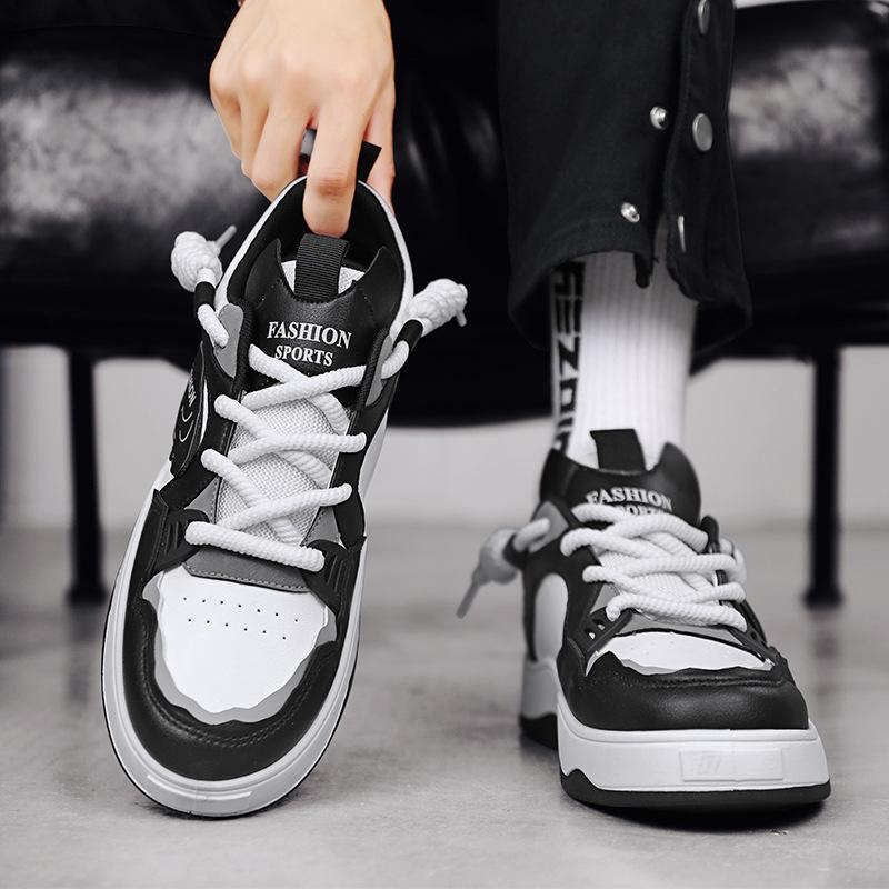 Platform men's autumn new casual sports shoes men's versatile niche hip-hop board shoes