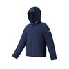 Fila Explorer Fashion Outdoor Sports Casual Versatile Woven Hooded Jacket Women Jackets Soft-Blue A11W537710FBU