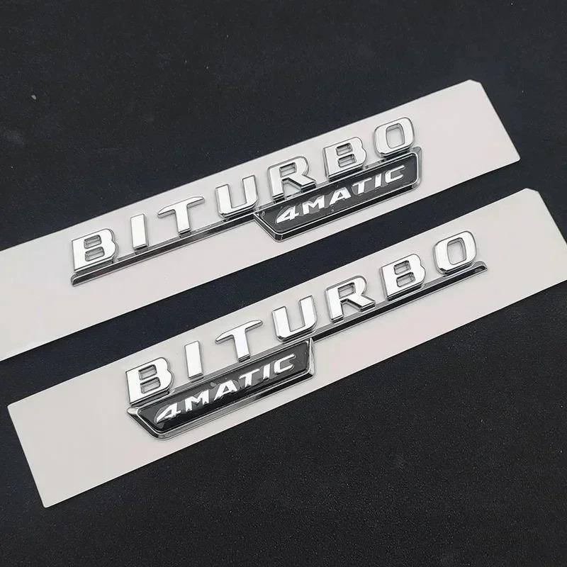 FUP1 3D Auto Kotflügel Emblem Für Mercedes C43 E43 GLC43 GLE43 AMG W205 W204 W213 W212 W166 W167 BITURBO 4MATIC Emblem Logo Zubehör