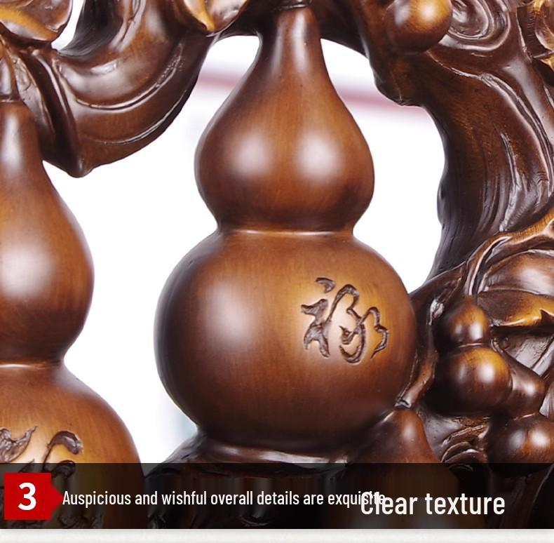 Chiński Styl Przyciągający Bogactwo Ornament Pixiu Tykwa do Gabloty na Wino do Salonu lub Biura