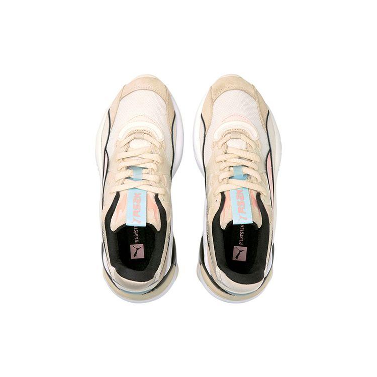 Puma Rs-2K Fabric Sports Low-Top Lifestyle Shoes Women Sneaker Khaki Pink 375134-01