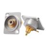 Alloy Female To Female Socket for Seamless Sound Video Connection In Home Theater Systems and Professional Setups