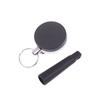 Camping Heavy Duty Retractable Pen Cap Pull Keychain Holder Reel Carpenter Pencils Anti Lost Rope Key Ring Chain Belt Clip