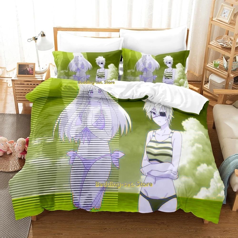 Yuragi-sou No Yuuna-san Bedding Set Single Twin Full Queen King Size Bed Set Adult Kid Bedroom Duvetcover Sets 3D Anime Bed