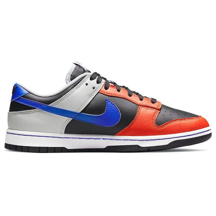 NBA x Nike Dunk Low EMB 75. Jubiläum - Knicks Herren-Sneakers Orange Schwarz Racer-Blau DD3363-002
