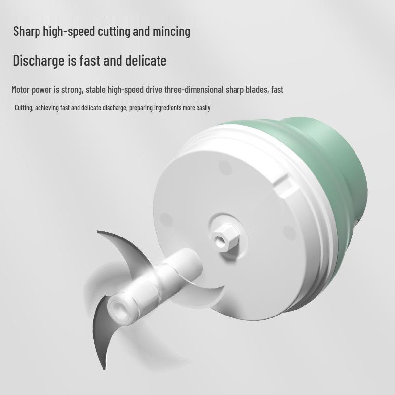 Electric Garlic Chopper & Meat Grinder: Garlic Press, Crusher, Masher, Mixer, Automatic Household Tool.