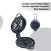 1Pcs Mosquito Coil Holder Portable Hanging Incense Burner With Hook Reusable Hanging Mosquito Coil Box For Camping Hiking