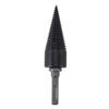 Schwarzer Brennholzspalter Hochkohlenstoffstahl Brennholzspalter Set Holzspaltkegel Bit