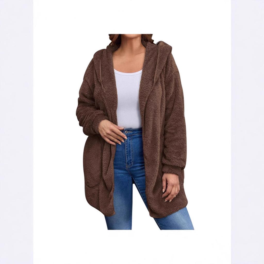 Winter New Style Pullover for Large-sized Women's Loose and Casual Coat