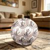 1pc Kitten Flowers Theme Soccer Ball Football, Size 5, Lightweight PVC, Durable Outdoor Training Soccer Ball, Gift m61477