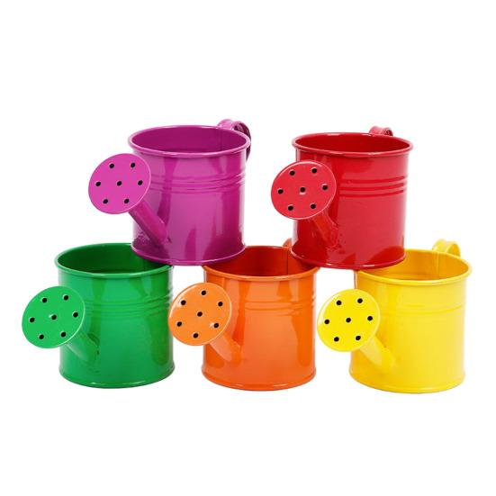 Konev s dlouhou hubicí Kovová zahradní konev Malá konev pro pokojové venkovní rostliny v květináčích Bonsaje Terasa Zahradničení