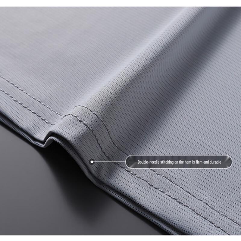 WEZHO Men's Ice Silk Quick-Dry Short Sleeve T-Shirt