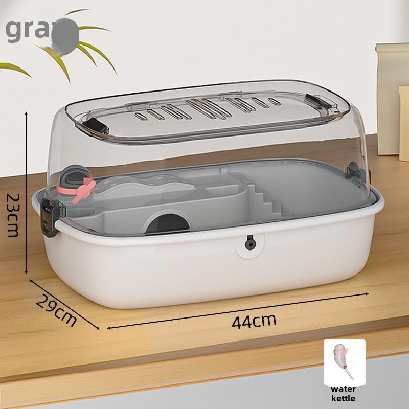 

Большая комнатная акриловая клетка для хомяков с потолочным окном Large Hamster Cage