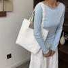 Simple and Large-capacity Pleated Bag One-shoulder Stylish and Fashionable Tote Commuter Lace-trimmed Bag