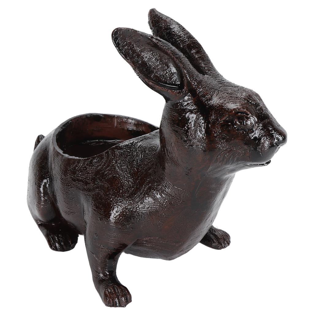 Kanin Suckulent Planter Harts Kanin Blomkruka för Utomhus Uteplats Trädgårdsdekoration B