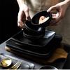 Japanese Style Gold Rimmed Ceramic Bowl Set