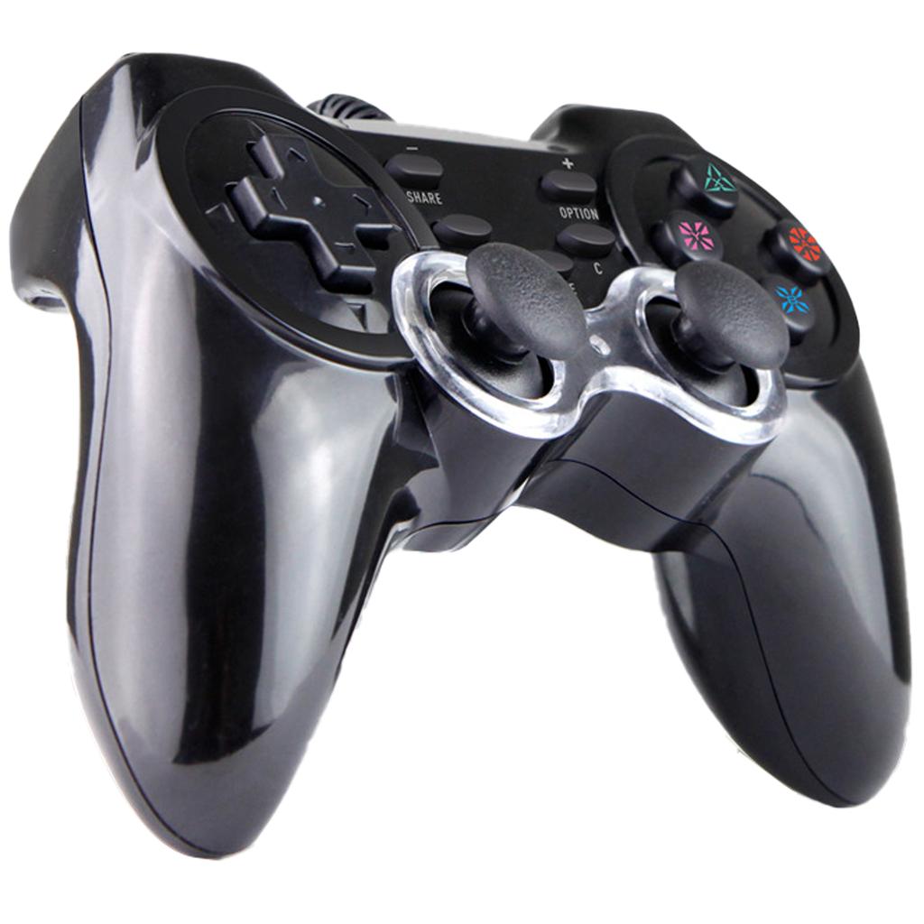 Kabelgebundener USB-Gamecontroller, Gamepad für mehrere Plattformen mit breiter Kompatibilität und erweiterten Funktionen für den PC