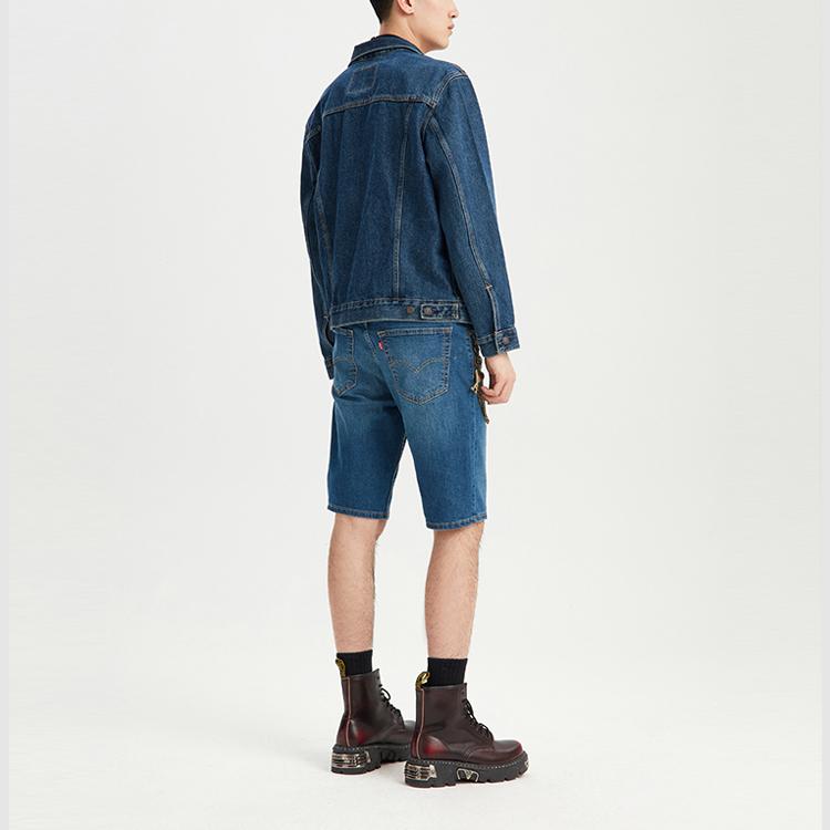 Levis Denim Jacket With Collar Men Jackets Blue 72334-0133