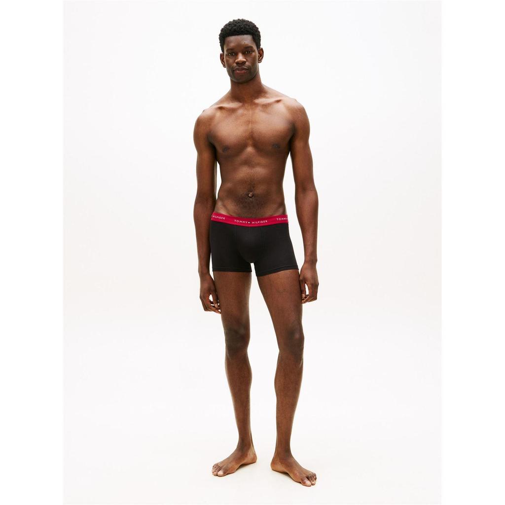 Tommy Hilfiger Klassische Herren-Boxershorts aus Baumwollmischung (3er-Pack)
